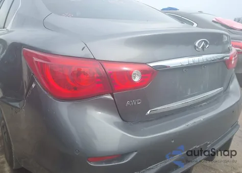 2015 Infiniti Q50 Premium z USA, uszkodzony, nr VIN JN1BV7AR9FM400367